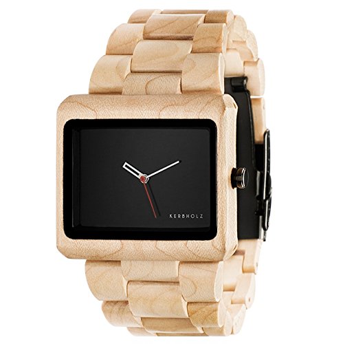 Kerbholz Herren-Armbanduhr Reineke Analog Quarz Holz 0705184599523 Kerbholz Herren-Armbanduhr Reineke Analog Quarz Holz 0705184599523