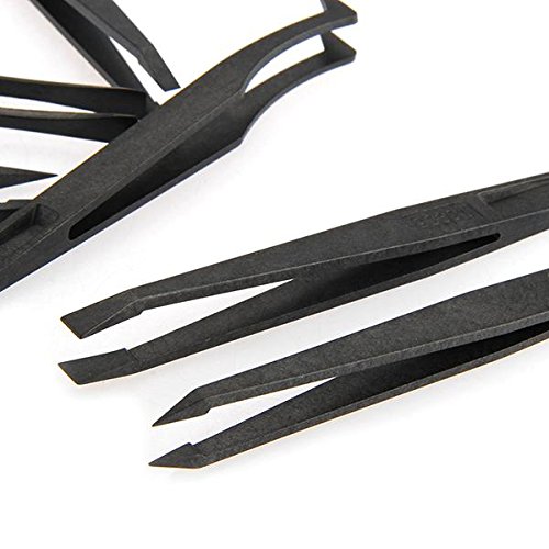 FACILLA® 7x Pinzetten Tweezer Set Anti-Statik Hartes Plastik Reparatur Werkzeug - 5