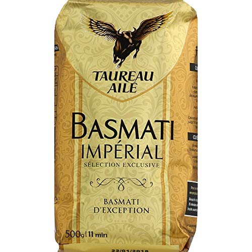 Preisvergleich Produktbild Taureau Ailé - Imperial Basmati Rice Exclusive Selection - Riz Basmati Impérial Sélection Exclusive - The 500G Package - Price Per Unit - Fast Delivery