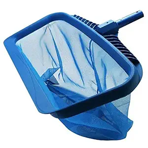 Helix Pool System Swimming Pool Cleaning Deluxe Heavy Duty Deep Leaf Skimmer with Nylon Net