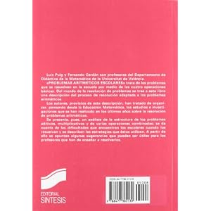 Problemas aritméticos (Matemáticas, cultura y aprendizaje)