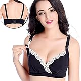 Lover-Beauty 3 Pack Damen Still bh Schwangerschafts bra Still-BHs Mutterschafts - 6