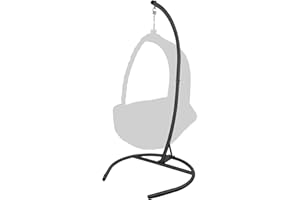 Ozonlife Support pour Chaise Suspendue, Support Métallique pour Hamac, Charge 150 KG, pour Fauteuil œuf, Balançoire, Fauteuil Suspendu, Hamac, pour Intérieur et Extérieur