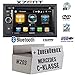 Produktbild Mercedes C-Klasse W203 - Autoradio Radio Xzent X-202BT MkII | 2-Din Bluetooth DVD CD USB HDMI Touch Bildschirm PKW - Einbauzubehör - Einbauset