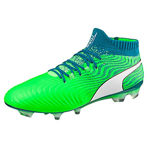 Puma Herren One 18.1 FG Fußballschuhe, hellgrün/grün, 47 EU