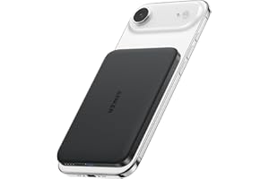 Anker Nano Powerbank, Ultraschlanke 5000mAh Magnet-Powerbank, Qi2-zertifiziert, 15W Max ultraschnelles Laden, MagSafe-kompatibel, tragbares Ladegerät, Ergonomisches Design, Für iPhone 16/15/14/13/12