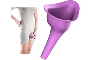 BLOMBLAUM Urina Donna, orinatoio Portatile, Imbuto per pipì urinatoio minzione Femminile da Viaggio, Pieghevole e Riutilizzabile per Campeggio Viaggio Auto Camper Tenda