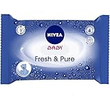 Nivea Baby Fresh und Pure Feuchttücher, 1er Pack (1 x 63 Stück) - 2