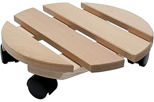 KYNAST GARDEN Unbekannt Pflanzenroller Holz MASSIV rund 30 cm bis 120 KG