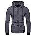 Produktbild LANSKIRT Herren Hoodie Kapuzenpullover | Sweatshirt-Jacke | Kapuzenjacke | Langarm Männer Rollkragen Hoodie | Reißverschluss Shirt | Tunnelzug Poloshirts | Normallack Tops | Slim Fit Sweatshirt
