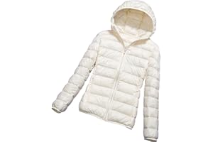 PEUIGNAO Plumifero Ultraligero Mujer Chaqueta Plumas Ligeros Mujer Invierno Plumífero Ligero Mujer Talla Grande Anorak Mujer Plumon Puffer Jacket Plumiferos Cazadora Pluma Plumones Abrigo Packable Down Jacket