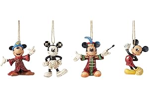 ENESCO Disney Traditions Mickey zestaw 4 zawieszanych ozdób