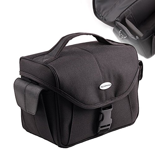 Trax TCB 40  cam  scope Camera Primus       et Bridge Camera Sac Noir pour Panasonic DMC FZ200  pour  par exemple  FZ150  Canon PowerShot SX50  Nikon L820       P