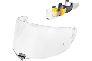 MXJ GEAR Visiere Casque Moto pour FF811/VECTOR II/Citation II,Plein Visage Moto Casque Pare-Brise Visière,Remplacement de Visière de Lentille de Casque de Bouclier de Vent de Moto. (Clair)