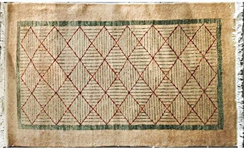 rug Pak Persian GABBEH size: 90x150cm 100% original HAND KNOTTED RUG classic colours: MINT, WHITE CREAM, COPPER