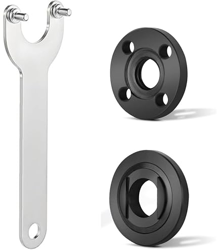 Kit Chiave Per Smerigliatrice Angolare Con 6 Dadi Flangiati In Metallo – 140 Mm, Per Molatrici E Seghe Circolari