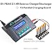 Produktbild FancyWhoop EV-PEAK C1-XR Lipo Batterieladegerät Ladegerät Entlüfter LiHV Version 100W 10A AC/DC mit JST-PH Pico Parallel Ladekabel