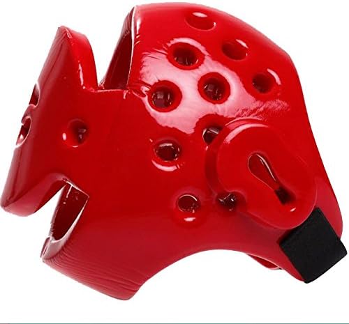 UPANTECH Adults Kids Head Guard Gear Training Sparring Helmet Kick Boxing Protection S M L XL (Red, XL)