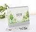 Produktbild BaBaSM Stilvoll 2018 einfache Wald Desktop Flip Kalender Monat zur Ansicht Stand Office Home Tisch Planer Kalender Notebook (grau)