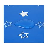 Wickeltischauflage Wickelauflage Wickelunterlage Sterne Babybett Baby 85x70cm weich Blau NEU - 4