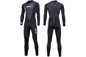 TRUSME Combinaison de plongée en néoprène de 3 mm pour femme - Surf, natation, plongée - Combinaison de triathlon - Pour eau froide et plongée avec tuba