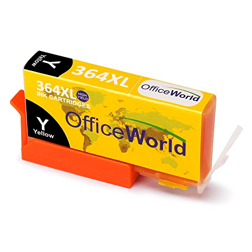 OfficeWorld Kompatible Patronen Ersatz für 364XL Patronen 5 Farbe (inkl. Foto Schwarz) Hohe Kapazität Kompatibel für Photosmart 7510 7520 B8550 B8558 C5300 C5324 C5380 C5383 C5390 C6300 C6324 C6380 D5400 D5445 D5460 D5463 D5468 D7560 - 7