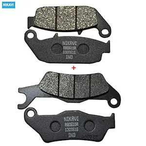 NIKAVI DP2 - DP6 Front&Rear - Combo Brake Disc Pads Compatible for Suzuki Gixxer (All Models)