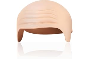 MICJLLT Halloween Bald Cap Like Realistic Skin,Bald Cap Kids with Skin-Color Fun Novelty Fancy Dress,Gru Cosplay Balds Caps Costume Accessory Ideal for Halloween Makeup Themed Party