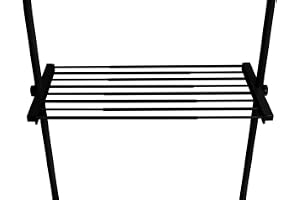 WENKO Hercules hylla, utdragbar tillbehör för justerbart teleskopsystem Hercules av robust stål inklusive plastfästen (B x H x D): 73–120 x 4 x 42,5 cm