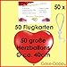 Produktbild Hochzeitsballonflugset (ohne Gas) besteht aus 50 x große rote Herzballons Ø ca. 37-40 cm 2. 50 x Ballonbänder mit Schnellverschluss 3. 50 x Gutschein Flugkarten -- Schwebezeit der Ballons mit Karte und Band beträgt 10-12 Stunden. Ein Set was wirklich funktioniert !!!