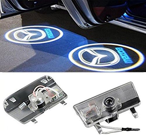 ZNYSTAR 2Pcs Car Led Door Lamp Ghost Shadow Welcome Light Logo (Mazda6 Atenza 2010-2015)