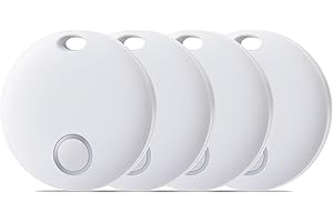 Reyke Smart Tag, traqueur de Bagages, Fonctionne avec Apple Find My (iOS Uniquement), localisateur d'articles pour clés, Bagages, Sac à Dos, Portefeuille, Animaux domestiques, étanchéité