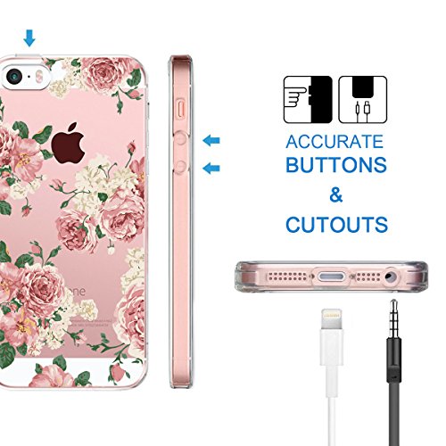 Qissy   iPhone SE 5 5s Funda  TPU Funda Adorable Parachoques Funda Case Cover Carcasa Para iPhone SE   iPhone 5s   iPhone 5  7 