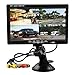 Price comparison product image 7 Inch HD Rear View Monitor 4 Split Quad Video Displays TFT LCD Backup Camera for Car Kit Home Surveillance Security System