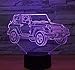 Produktbild 3D Optical Illusion Lampe Led Nachtlicht Neue 3D Lampe Jeep 7 Farbe Led Nachtlampen Für Kinder Touch Led Usb Tabelle Lampara Lampe Baby Schlaf Nachtlicht Kinder Lampe