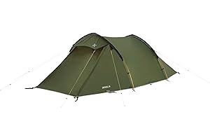 OEX Jackal III Tent for 3 People with Porch, 3 Man, Compact, Lightweight, Tunnel, Easy to Pitch, 4 Season, Backpacking, Festivals, Weekend Trips, Wild Camping, Hiking, 5000mm HH, Green