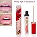 Produktbild DingLong All-Natural Lip Plumper Glanz - Lip Plumpers, die wirklich funktionieren Geben Sie Fuller Lips ohne Lip Filler Waterproof Matte Liquid Lippenstift Langlebig