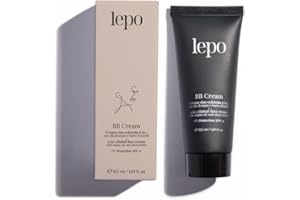 LEPO | BB Cream 6 in 1 Viso Colorata - Tonalità 01 Medio Chiaro con Olio di Argan e Burro di Karitè: Idratazione e Perfezione per una Pelle radiosa