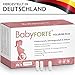 BabyFORTE FolsäurePlus Vitamine • 60 Kapseln • 400/800 mcg Folsäure • Für Kinderwunsch, Schwangerschaft & Stillzeit • Folsäure, Eisen, Jod • Vegan