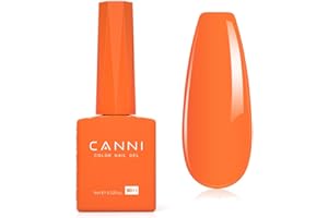 ‎CANNI CANNI UV Negellack Natur orange Gellack Gel UV Nail Art Klassischer und All MatchStil Soak Off Gelnagellack für UV Lampe