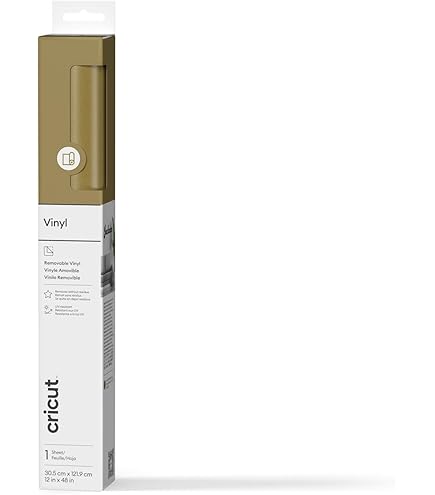 Vinyle Permanent Cricut - Crème 1,2 m/4 ft