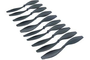 FLY RC 10pcs RC Avion modèle 8 x 6 8060 Accessoires hélices Noir