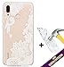Produktbild Hülle Huawei P20 Lite Hülle,Huawei P20 Lite TPU Silikon Case,Roreikes Silikon Transparent Durchsichtig Hüllen Clear Ultra Slim TPU Schutzhülle Handyhülle Einfaches Muster Design Durchsichtige Rückschale und Bumper Handy Tasche Case Cover Etui für Huawei P20 Lite