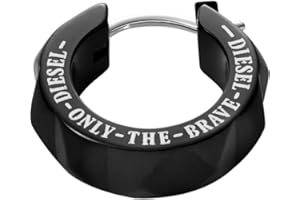 Diesel Orecchini da uomo in acciaio inossidabile con chiusura a cerchio