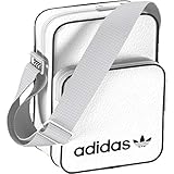 bandolera hombre adidas azul 2019 adidas Mini Bag Vint, Bolso Bandolera Unisex Adultos, (Blanco), 24x15x45 cm (W x H x L)