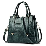 AMBITIOUS CAPACITY - 11.82in-5.12in-9.85in(30*25*13CM) L-W-H. The purse is medium size with larger capacities than it's look. Suitable for daily necessities. Well organized inter pocket structure, helps you out of daily Chaos.