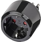 Brennenstuhl T&uuml;rkiye Fiş Sistemi İtalya Uyumlu IP20 Lisanslı Topraklı Travel Adapt&ouml;r D&ouml;n&uuml;şt&uuml;r&uuml;c&uuml;