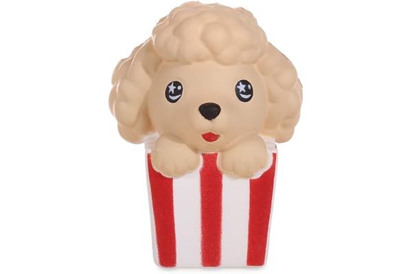 Anboor Squishies Jouet Anti-Stress Pop-Corn Monte Lentement de Soulagement du Stress Jouet à Presser Fantaisie Kawaii Gadgets de Jeux de Fete Halloween Et de Noël Adaptés Aux Enfants et Aux Adultes