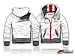Produktbild Herren Sweatshirt Jacke Wendejacke ODIN Weiß Nr 2
