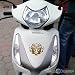 WallDesign Graphics For Bike Stickering Eye Of The Tiger - Gold Colour Reflective Vinyl RS.99.00